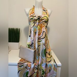 Zara Satin Like Dress XS